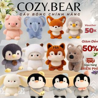 Gấu bông mini QC cao cấp các loại động vật heo, gà, cún, cánh cụt, voi, stick... nhỏ dễ thương Quà tặng búp bê