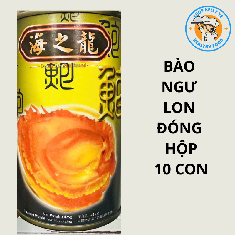 BÀO NGƯ LON 10 CON ĐÓNG HỘP CHILE - BÀO NGƯ ĂN LIỀN - SHOP KELLY YE