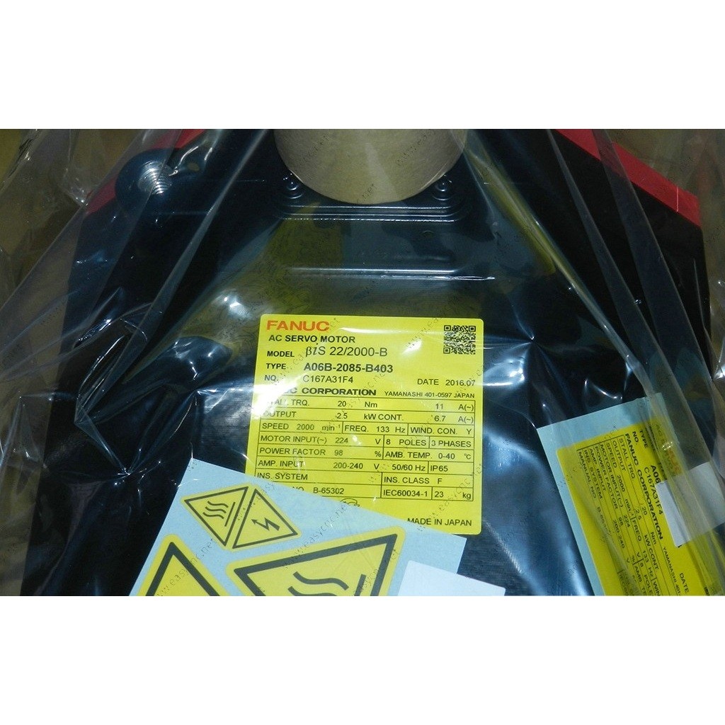 Động cơ CNC Fanuc A06B-2085-B403 hoàn toàn mới New