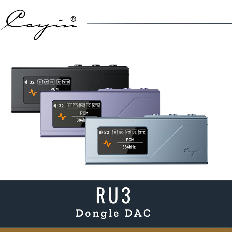 DAC/AMP Cayin RU3 - Dongle Siêu Phẩm - Chính hãng-nguyên seal- BH 06 tháng