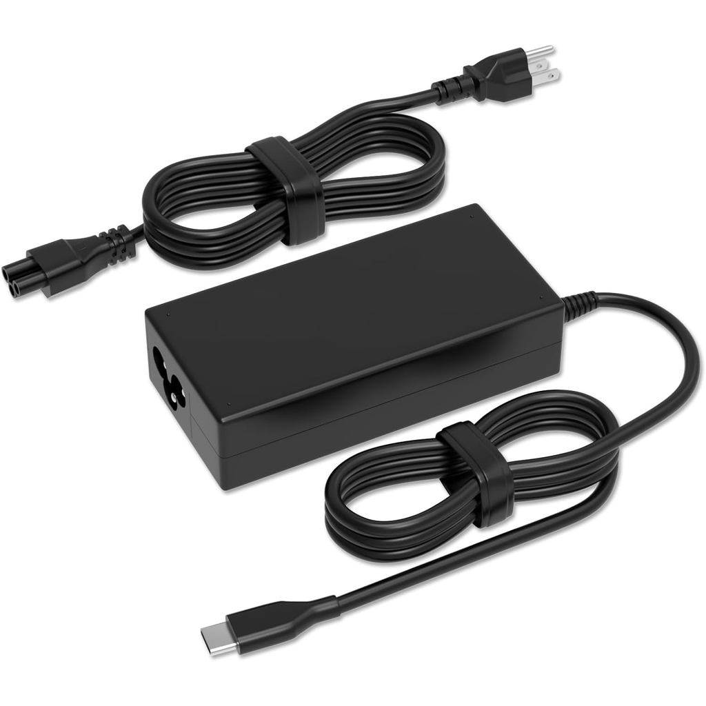 Bộ sạc máy tính xách tay USB-C 65W Tương thích với HP EliteBook 830 835 840 845 860 865 640 650 655 