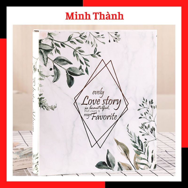 Album đựng ảnh 13x18 cao cấp đựng được 200 ảnh (KÈM HỘP) tại Tiệm ảnh Minh Thành  Album ảnh kỷ niệm