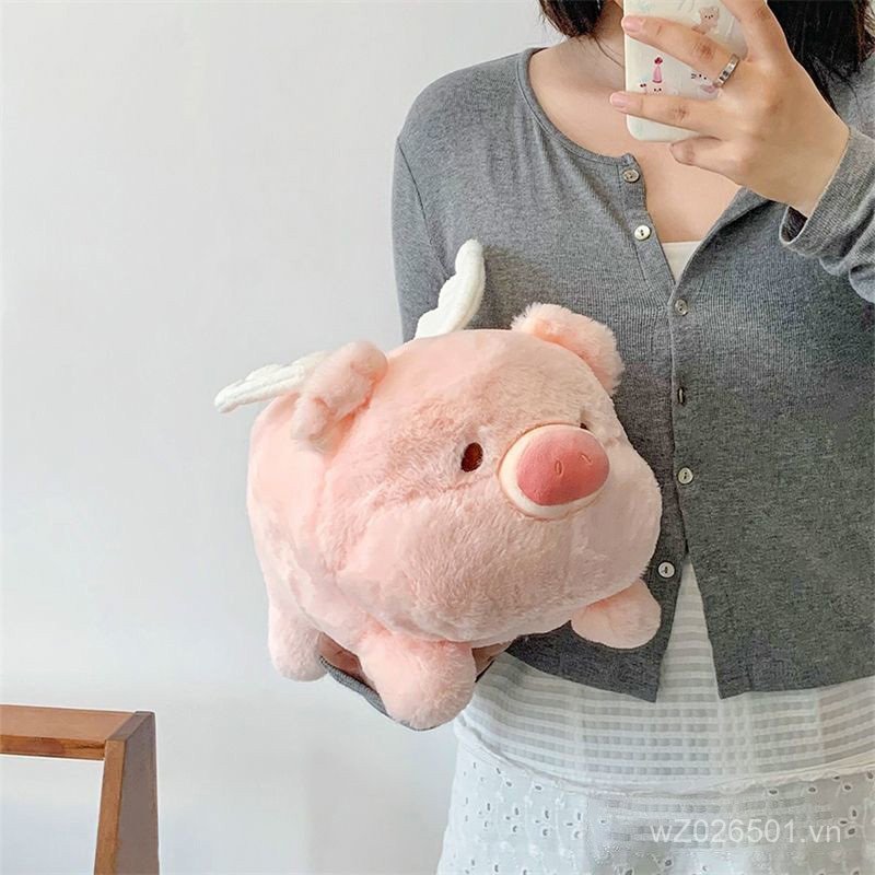 Búp Bê Heo Con Miễn Phí Sang Trọng Đồ Chơi Ngủ Dễ Thương Quà Tặng Sinh Nhật LuLu Có Đôi Cánh Bé Gái 