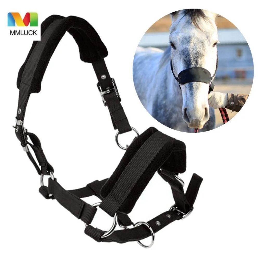 MMLUCK Dây Ngựa và Headstall MMLUCK từ Da Thật, Thoải Mái cho Người Cưỡi và Khai Thác