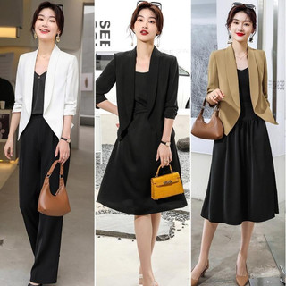 áo khoác blazer nữ đen basic đẹp sang chảnh xuất xịn áo khoác vest xinh mỏng nhẹ cardigan hot trend 2026