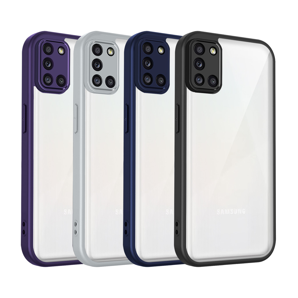 Ốp lưng Samsung A31 Vỏ trong suốt mờ thời trang cho Ốp điện thoại Samsung Galaxy A31