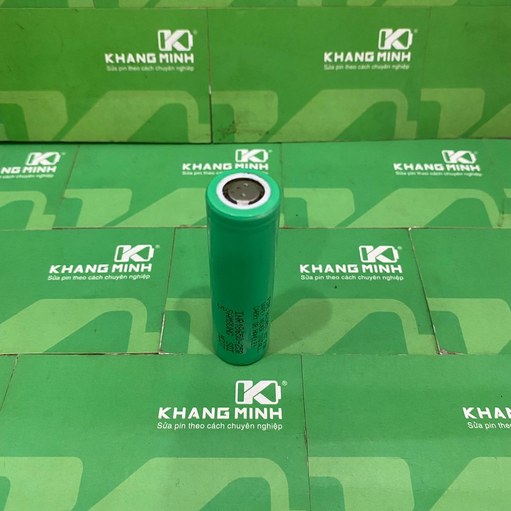 [HCM]Pin Samsung 25R tháo khối , 2500mAh - xả 20A , mã INR18650-25R, chuyên máy công cụ và xe điện