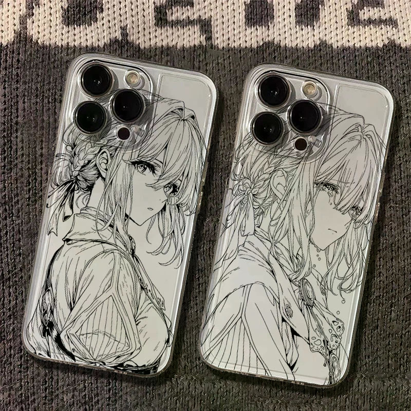 [Sản phẩm mới tự in] Vỏ điện thoại Wellit Anime Vỏ bảo vệ trong suốt Hàng hóa ngôi sao