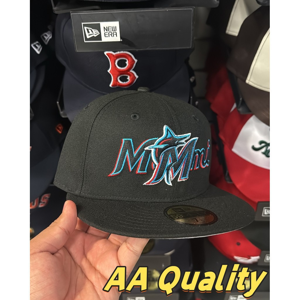 MLB Miami Marlins 59Fifty Nam Hip Hop - Bóng Chày Phẳng