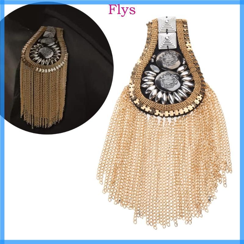 Fly Fringe Shoulder Bag với tua rua và dây xích màu đen bạc vàng, thiết kế tinh tế phù hợp trang sức