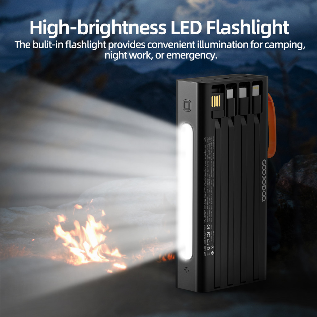 sạc dự phòng GOOJODOQ sạc nhanh 22,5W, 20000mAh màn hình LED hiển thị nguồn có chế độ đèn pin | BigBuy360 - bigbuy360.vn