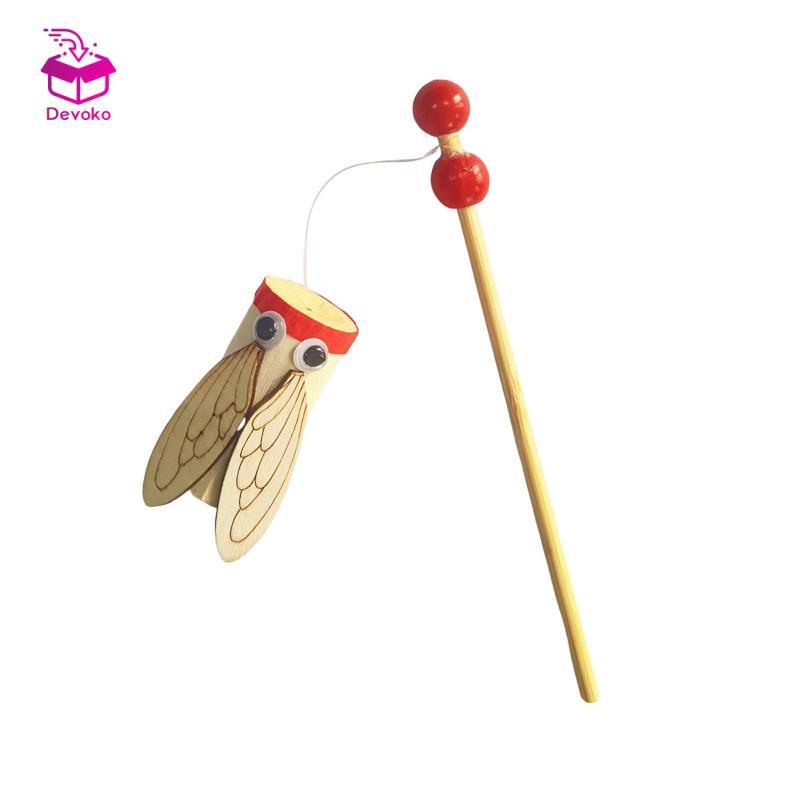 Đồ chơi Cicada gỗ truyền thống Trung Quốc Cicada Bộ tạo âm thanh Cicada Yêu cầu độc đáo