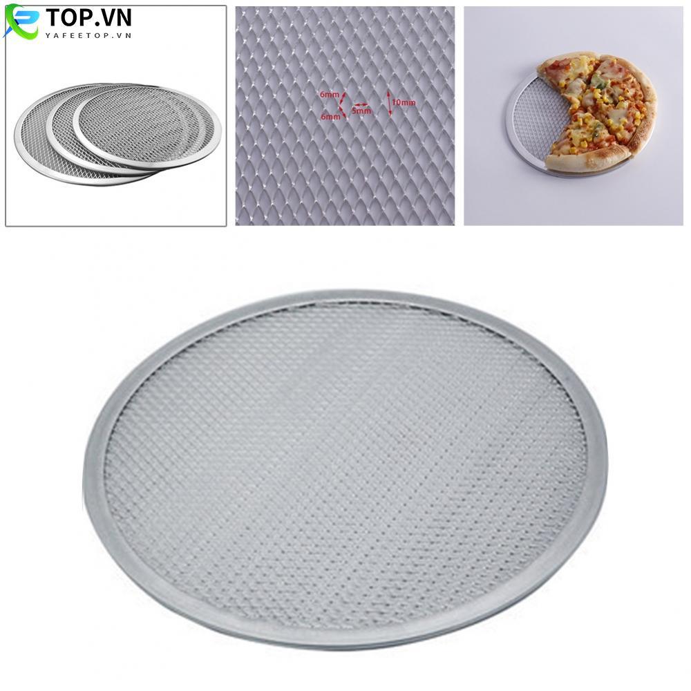 Pizza Stone NonStick Aluminum Mesh Screen Easy Clean Pizza Baking Tray 13 inch