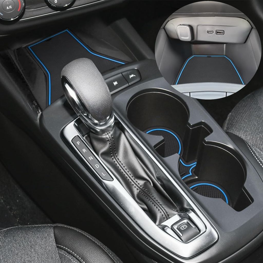 Thảm chống bụi Auovo Tương thích với Chevy Trax 2024 2025 Phụ kiện Khe cắm cửa Thảm 2025 Trax LS 1RS