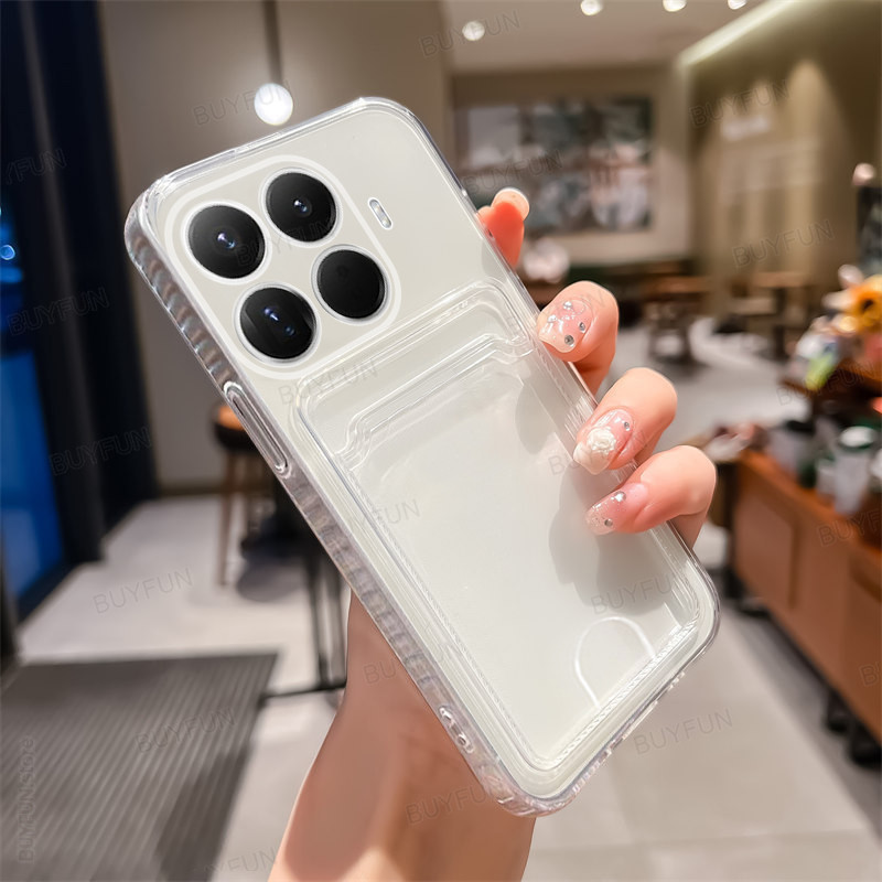 For Xiaomi 15T Simple Slim Soft TPU Clear Transparent Phone Case mi15T 13t 14t Pro t15Pro 5G Cover c