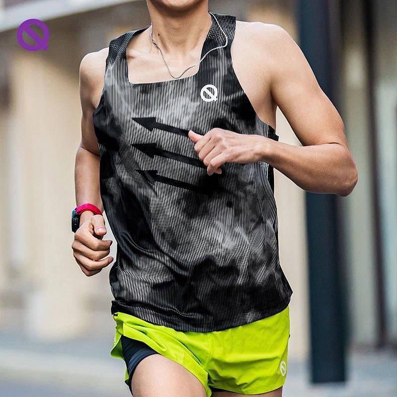 Light Running Vest Marathon Track Lightweight Moisture Wicking Top pmCG