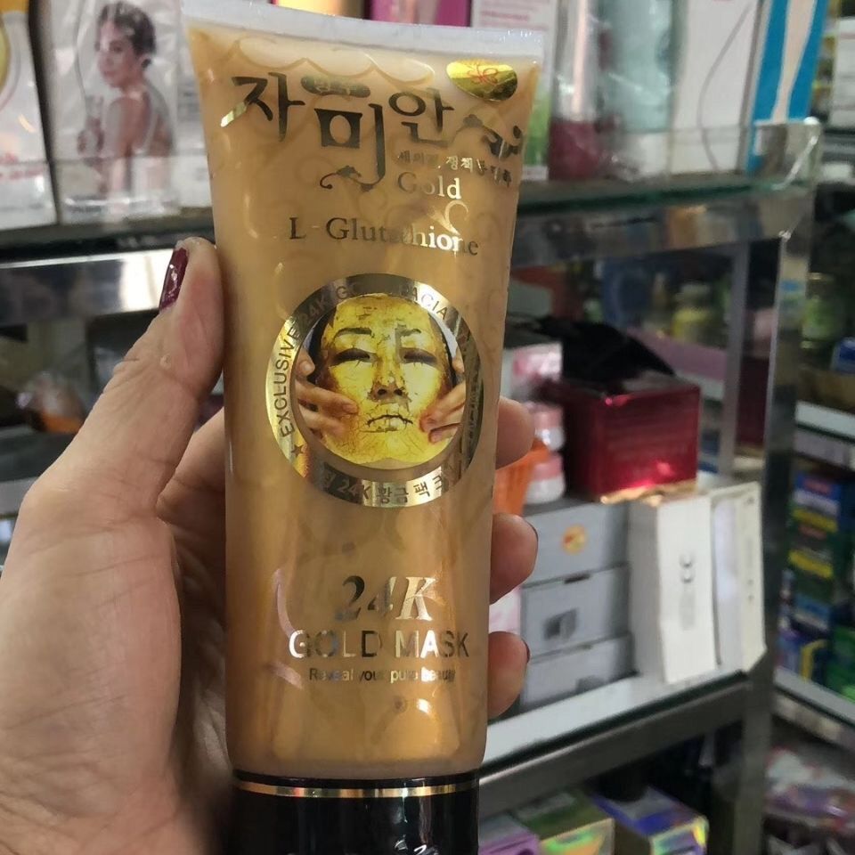 Thảm mặt nạ Việt Nam na vang 24k 1chai Chăm sóc da Thẩm mỹ viện Loại bỏ mụn đầu đen Làm trắng da