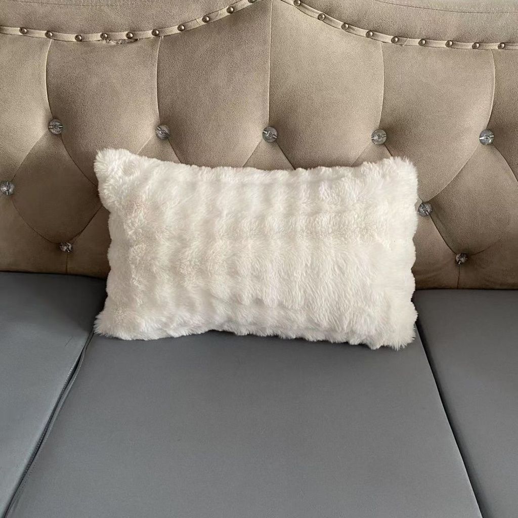30x40 Vỏ Gối Dài Thỏ Nhung Sofa Vỏ Gối Tùy Chỉnh Vỏ Gối Hình Chữ Nhật Vỏ Gối Không Lõi