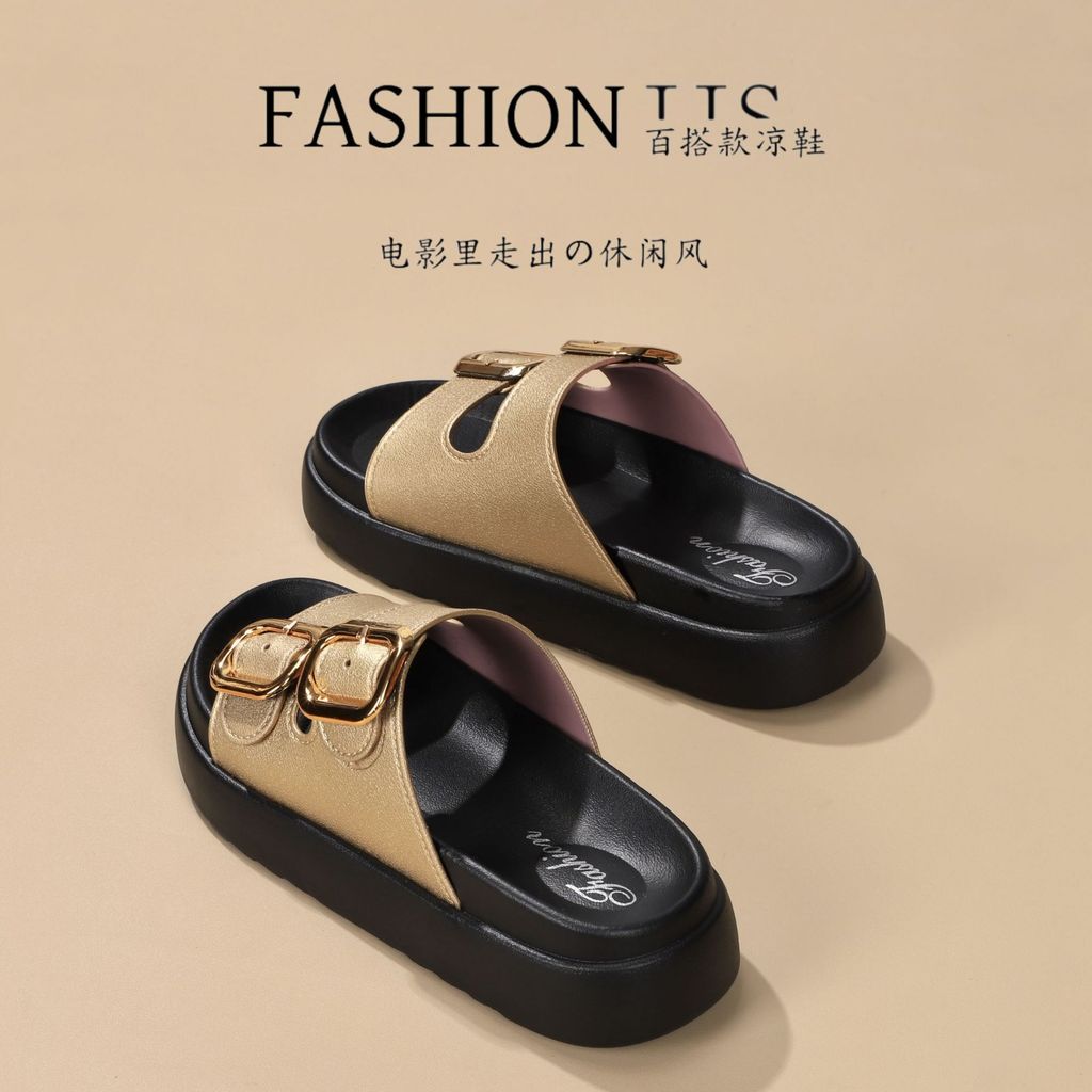 Dép Sandal Nữ Ống Hút Dép Bạc Hợp Thời Trang 251120G GG