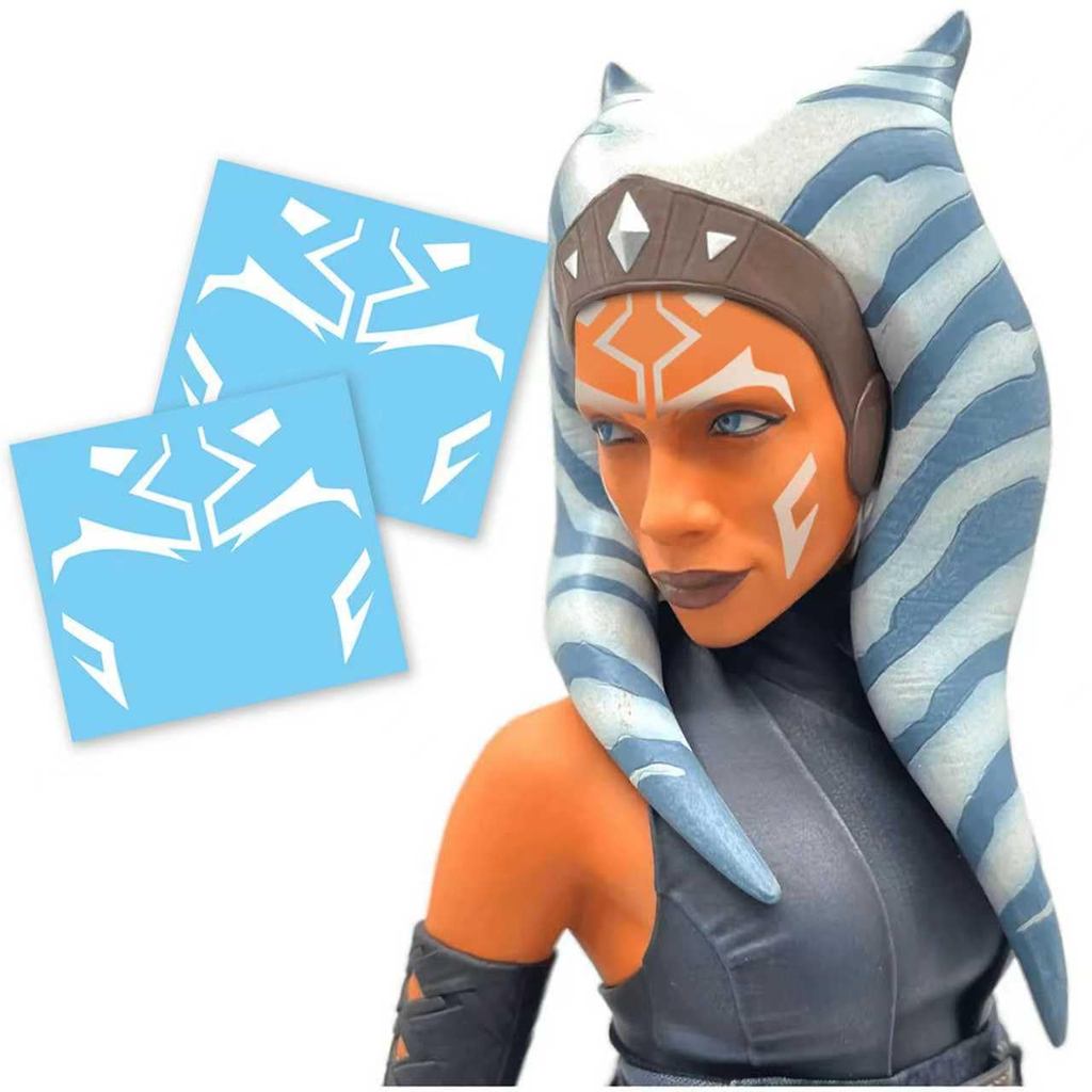 Bộ xăm Asoka - Hình xăm tạm thời an toàn cho da, phù hợp trang phục Halloween