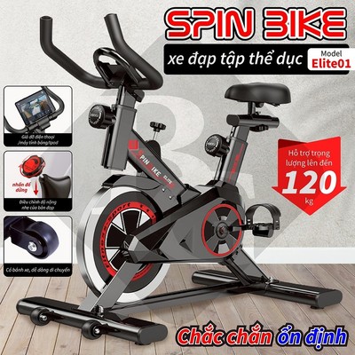 CT (ALL ELITE) BG-(Đọc Kỹ Nội Dung)Xe đạp tập thể dục tại nhà Elite cao cấp cảm biến nhịp tim hàng