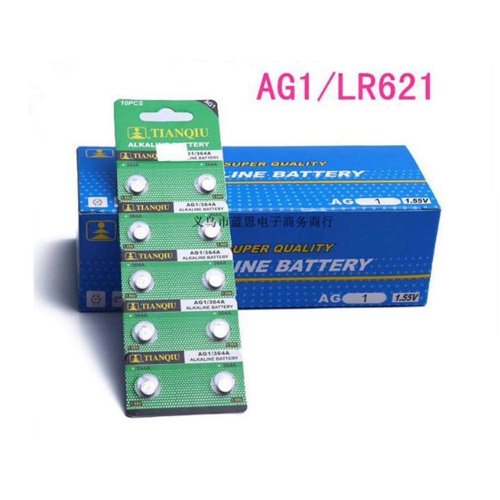 Pin AG1 Xài Cho Đồng Hồ Đeo Tay - Máy Trợ Thính