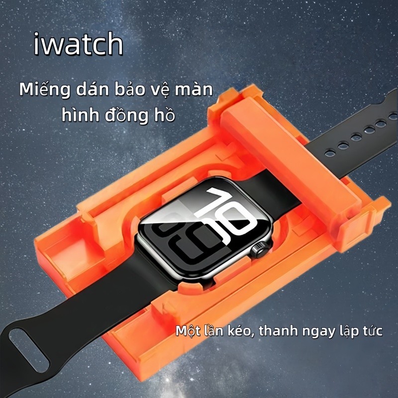 Miếng dán bảo vệ màn hình Apple Watch tương thích với Apple Watch Series 11/10/9/8/7/6/5/SE 44 45mm 