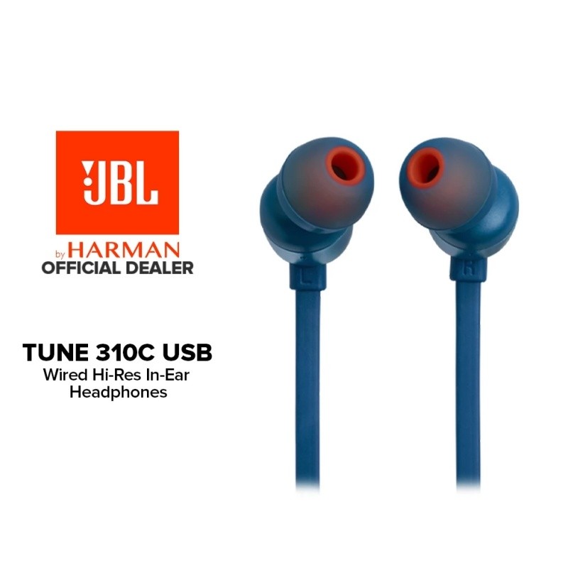 JBL Tune 310C Tai nghe nhét tai có dây USB Type C đa năng loại C