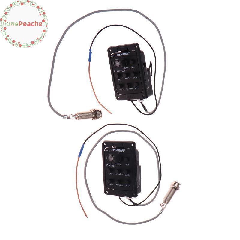 OnePeache 301 201 Fishman Acoustic Guitar Pickup Hộp Điện Equalizer EQ Tuner Guitar Amplifier Fishma