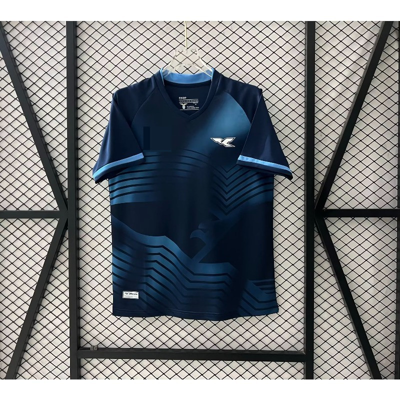 Áo bóng đá Lazio, thể thục ngắn tay, size S đến 4XL
