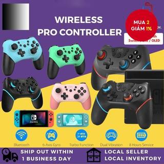  Tay cầm chơi game Bluetooth không dây PRO cho máy tính, laptop, Nintendo Switch Lite, phụ kiện PS4.