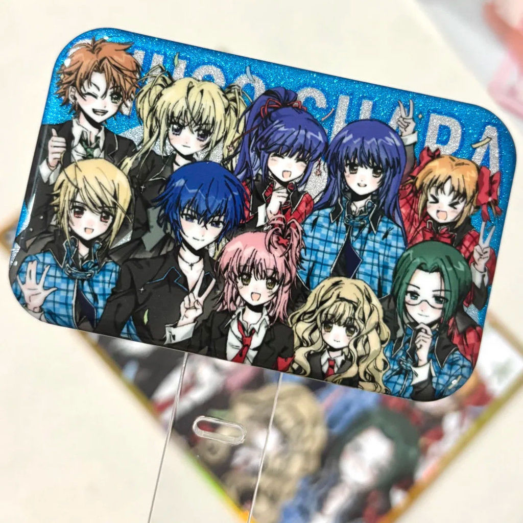 Shugo Chara Nhóm Ảnh Vuông Huy Hiệu Hinamori Amu Thổ Cẩm Tsukiyomi Ikuto Chân Túi Accesorios Anime B