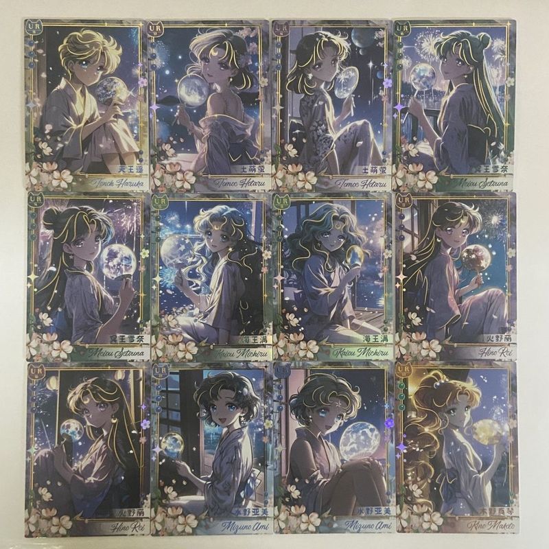 Ngôi Sao Whirpool Nổi Giấc Mơ Thủy Thủ Mặt Trăng Thẻ Cầu Nguyện Thủy Thủ Mặt Trăng