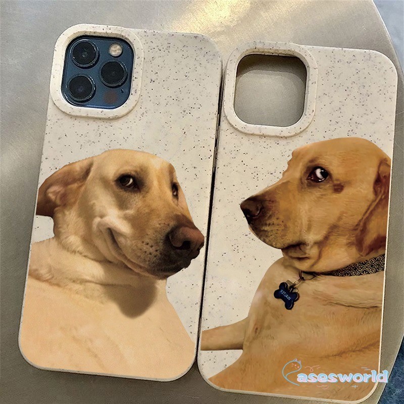 Ốp điện thoại biểu tượng cảm xúc vui nhộn cho chó con cho IPhone 15 14 17 13 16 11 12 Pro Max Air X 