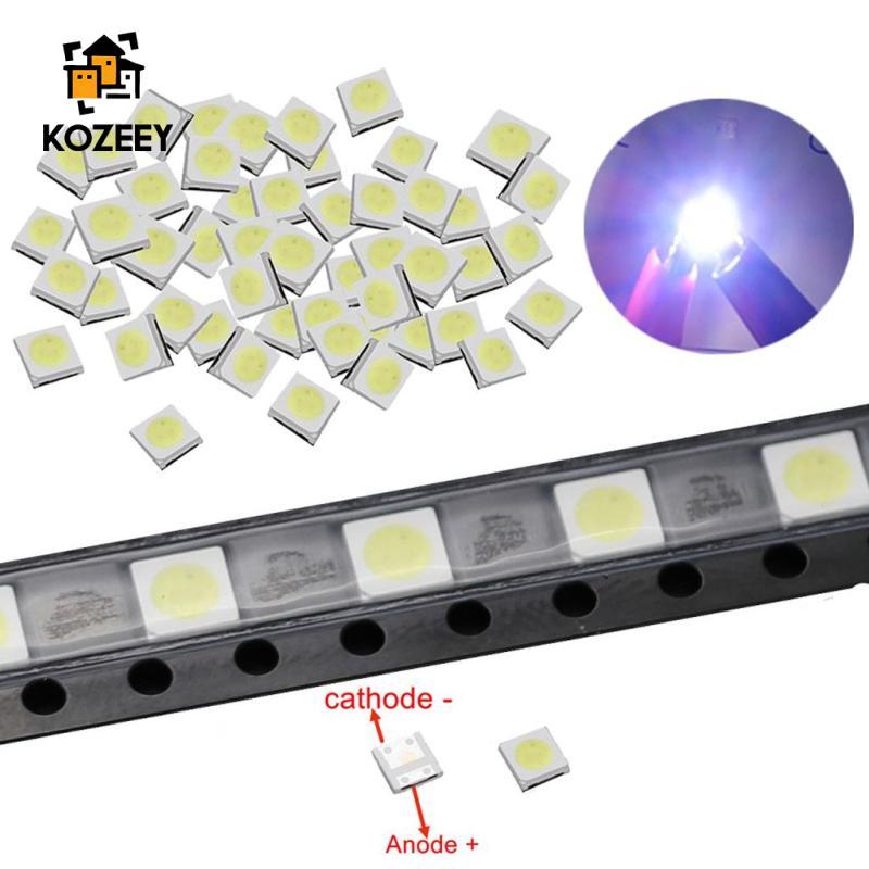 Bộ 50 1 Watt LED SMD COB Công Suất Cao Đèn Trắng Lạnh Diode Chip 3535