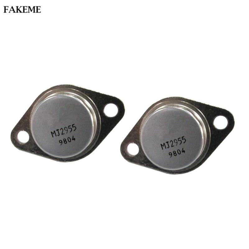 2 chiếc 2N2955 PNP Transistor Power Triode 100V 15A TO3 Chất bán dẫn riêng biệt