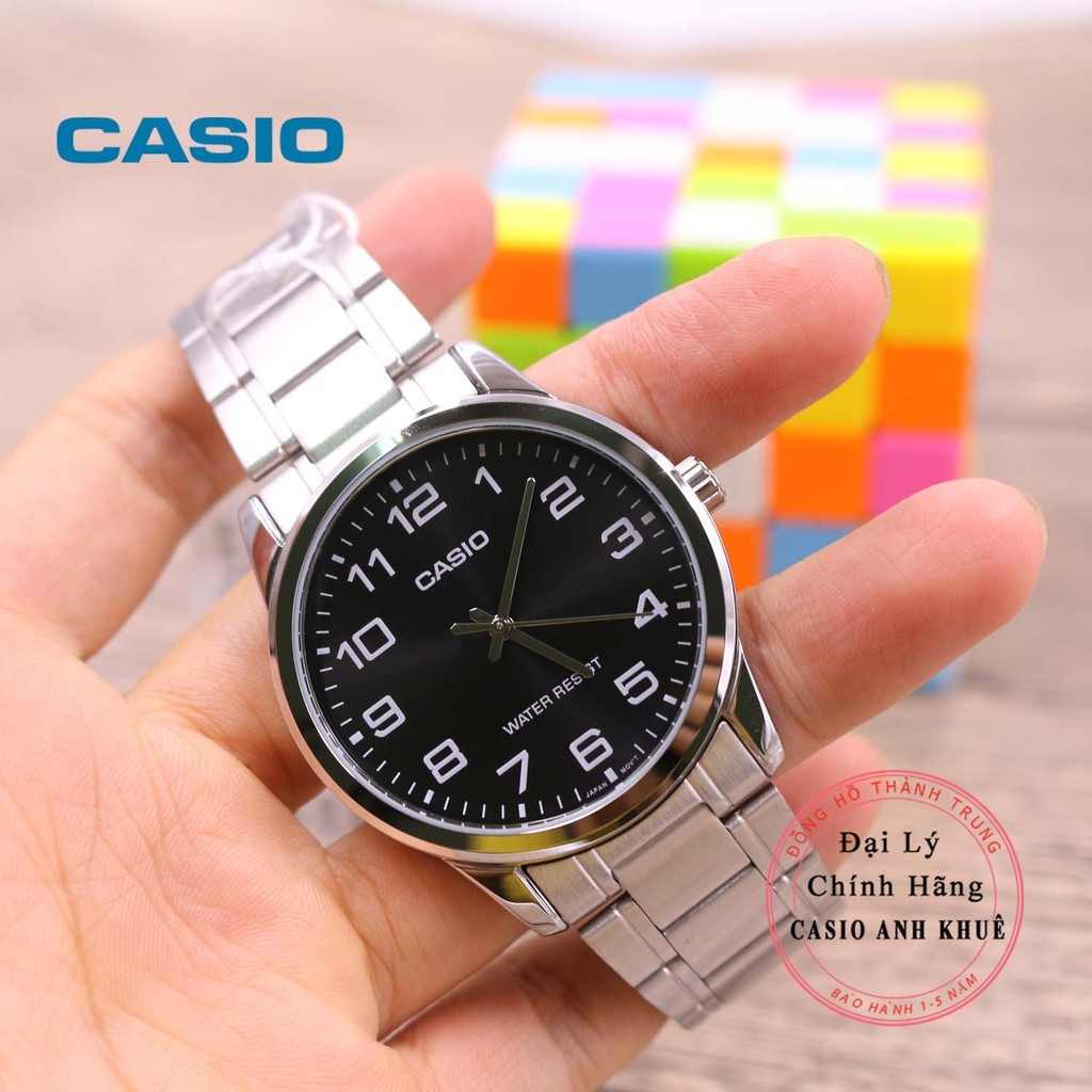 Đồng hồ nam Casio MTP-V001D-1BUDF dây kim loại | BigBuy360 - bigbuy360.vn
