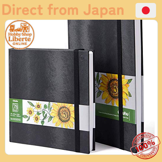 [Direct Japan] Ohuhu Sketchbook, drawing paper for marker, thick a4/square, 200gsm 210*210mm/210*297