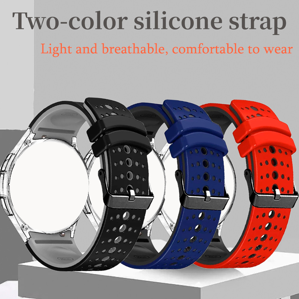 Dây đeo silicon thể thao, 20mm cho Samsung Galaxy Watch 7 Band 44 40mm, Dây đeo cổ tay mềm. Dành cho