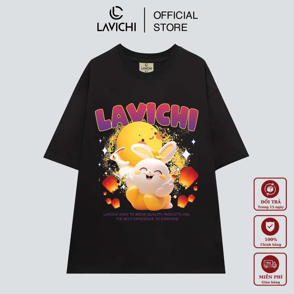 Áo Thun Local Brand Unisex  MID-AUTUMN FESTIVAL RABBIT Premium 100 Cotton LAVICHI - LC132