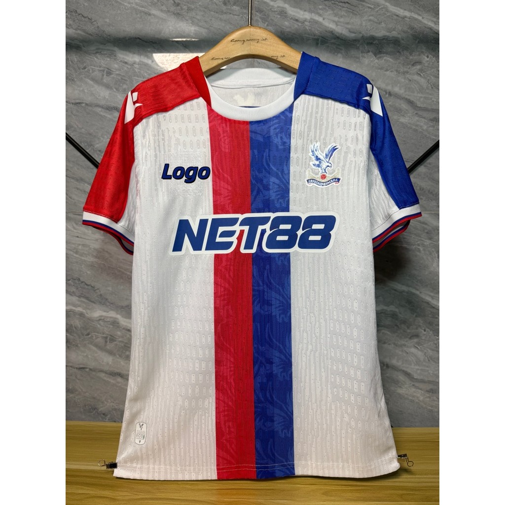 Áo bóng đá sân khách Crystal Palace số #6 Guéhi, tay ngắnclothing>