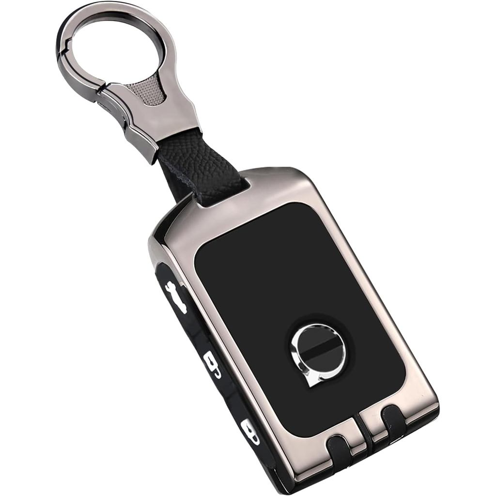 Tương thích với Volvo Key Fob Cover Key Fob Case cho 2017-2025 XC90 XC60 XC40 S90 V90 S60 V60, Vỏ ki