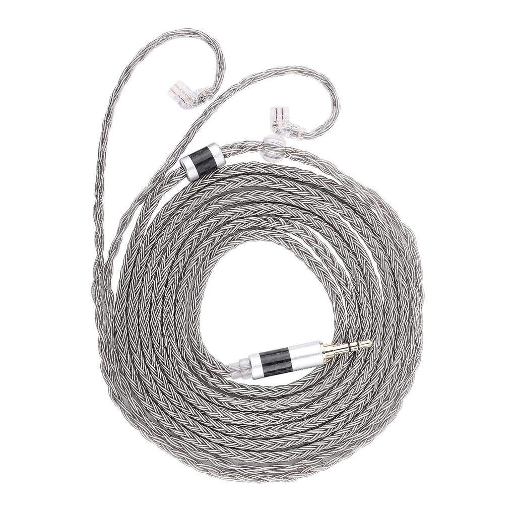 Cáp Linsoul Tripowin Zonie IEM, Dây tai nghe dài 2m, Cáp tai nghe mạ bạc 16 lõi, Dây giám sát tai ch