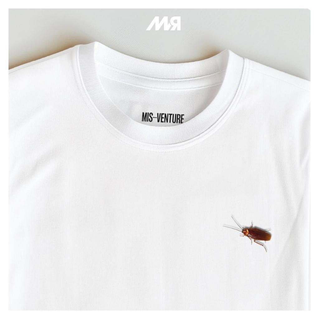 ÁO THUN UNISEX MVR BST CÔN TRÙNG - TRẮNG