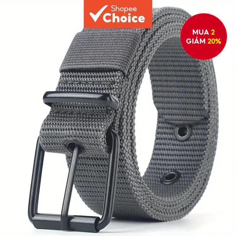 Thắt lưng vải thoáng khí mới dành cho nam - Khóa tháo nhanh cho ngoài trời / Đi bộ đường dài / Dây đeo thắt lưng ngoài trời hàng ngày