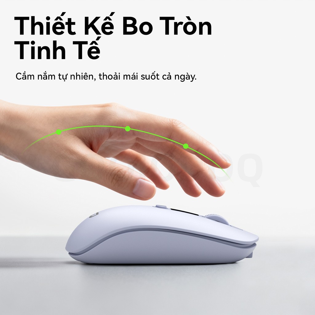 Chuột không dây GOOJODOQ DPI chính xác 4 cấp, Màn hình kỹ thuật số im lặng, Có thể sạc lại, Kết nối hai chế độ | BigBuy360 - bigbuy360.vn