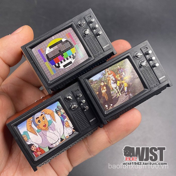 Lính 1942 Tỉ Lệ 1 / 6 1 / 12 Màn Hình Để Bàn Mini Cũ Tivi 3 Màu Mẫu Nhựa