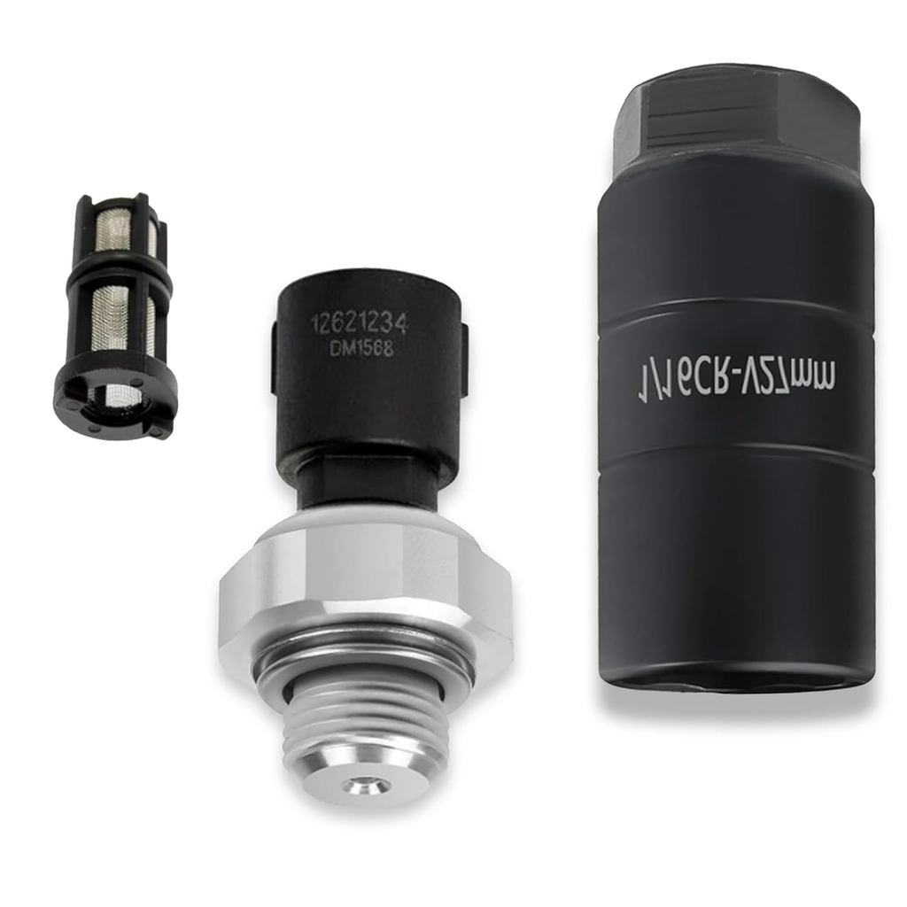 Bộ chuyển đổi cảm biến áp suất dầu cho Chevy Silverado Suburban Tahoe GMC Sierra Yukon Impala Pontiac G8, Avalanche, Camaro, cho 2009-2020 GM LS (12673134, Cảm biến áp suất dầu)