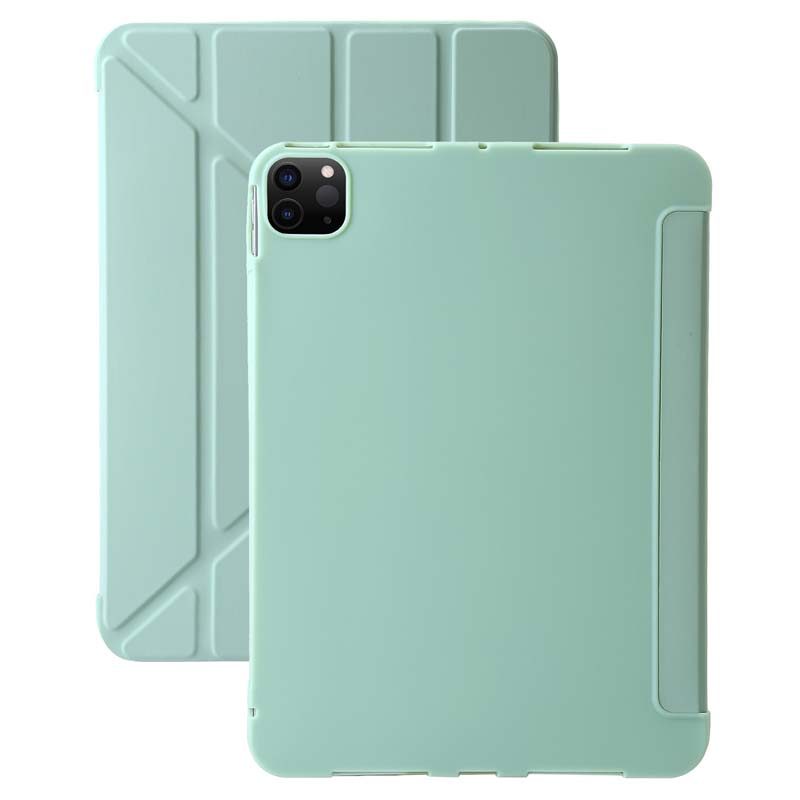 Ốp da PU cho iPad Pro M5 13 inch A3360 A3361 A3362 11 A3357 A3358 A3359 case Vỏ chống nứt mềm M4 A28