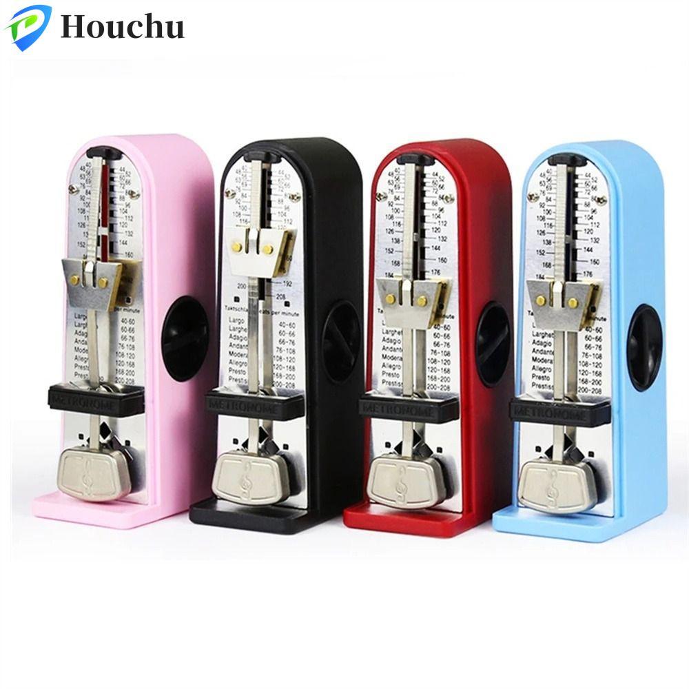 HOUCHU Piano Metronome, Chuyển động bằng kim loại Âm thanh lớn Metronome cơ khí, phổ thông Cổ có độ 
